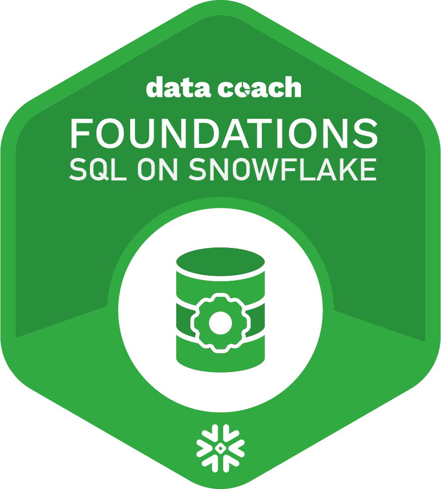 Learn SQL on Snowflake | Data Coach
